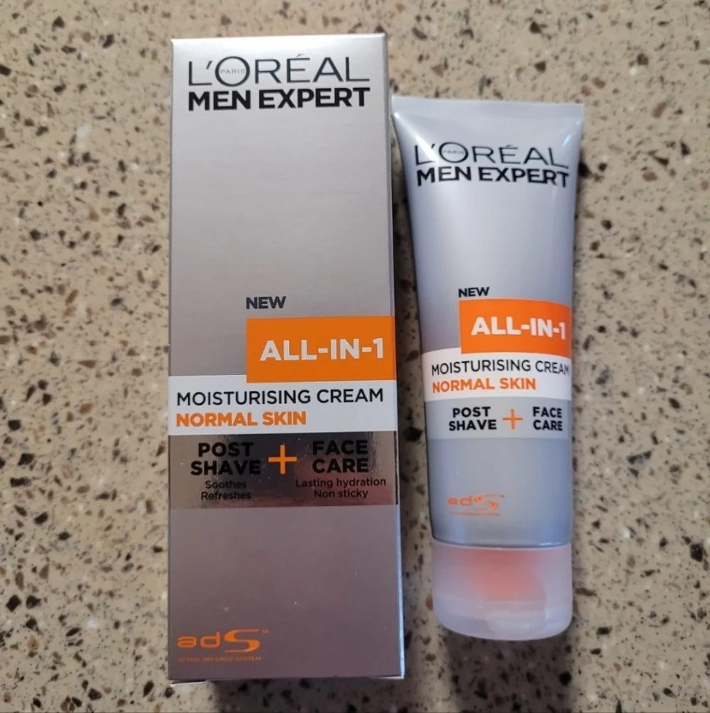 2 L’Oreal Men Expert All In 1 Moisturizing Cream Post Shave Face Care 2.54 Oz